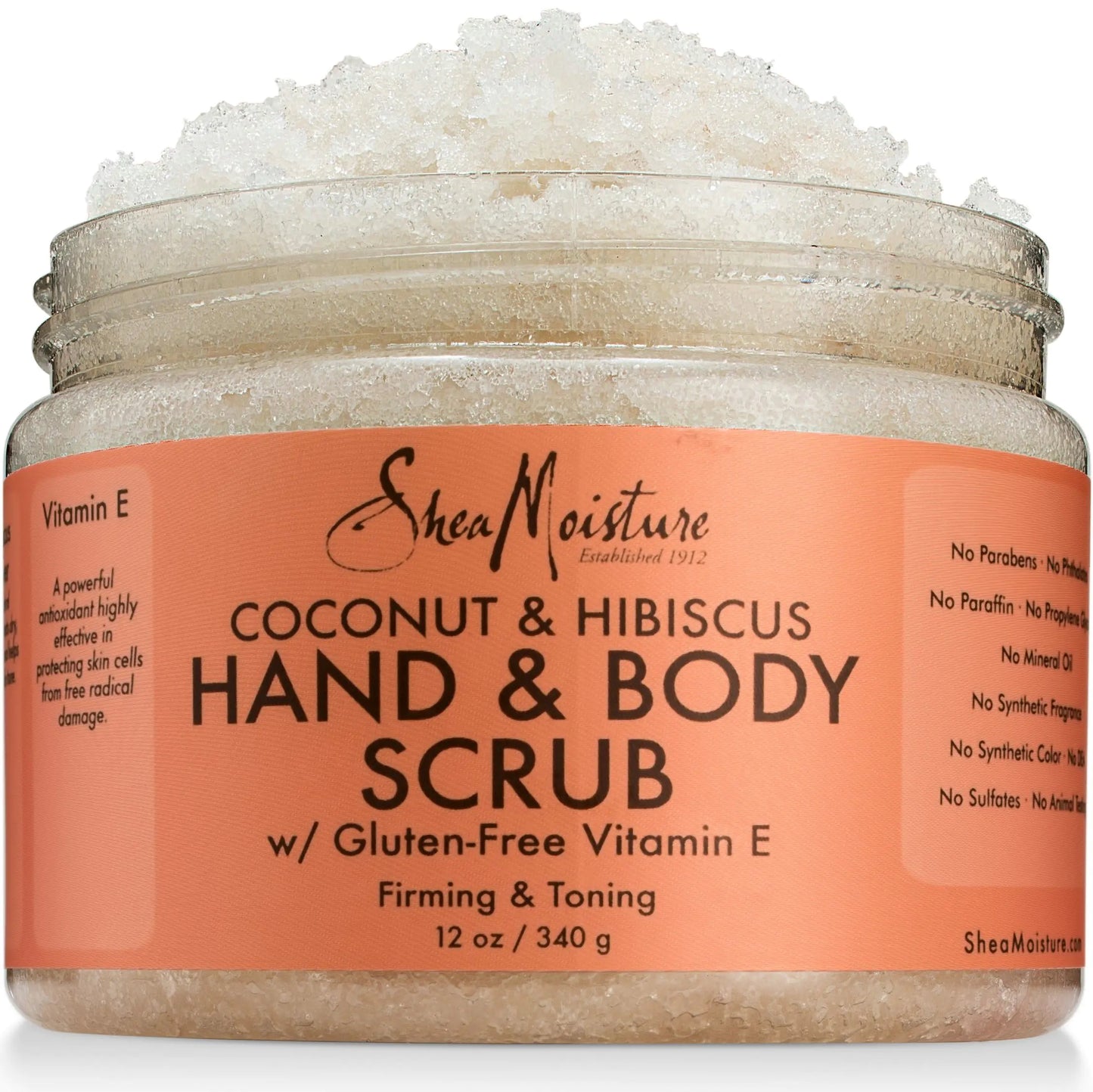 Shea Moisture Sheamoisture Coconut & Hibiscus Hand & Body Scrub 12 Oz