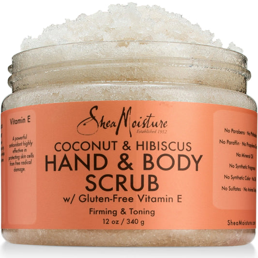 Shea Moisture Sheamoisture Coconut & Hibiscus Hand & Body Scrub 12 Oz
