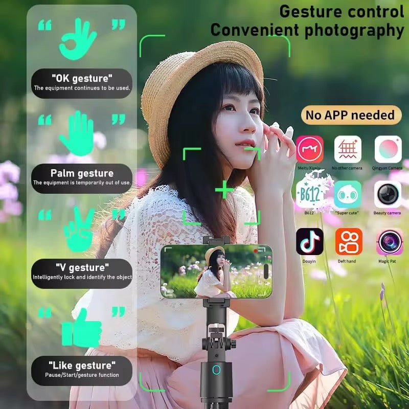 FaceGlow™ Smart Tracking Tripod