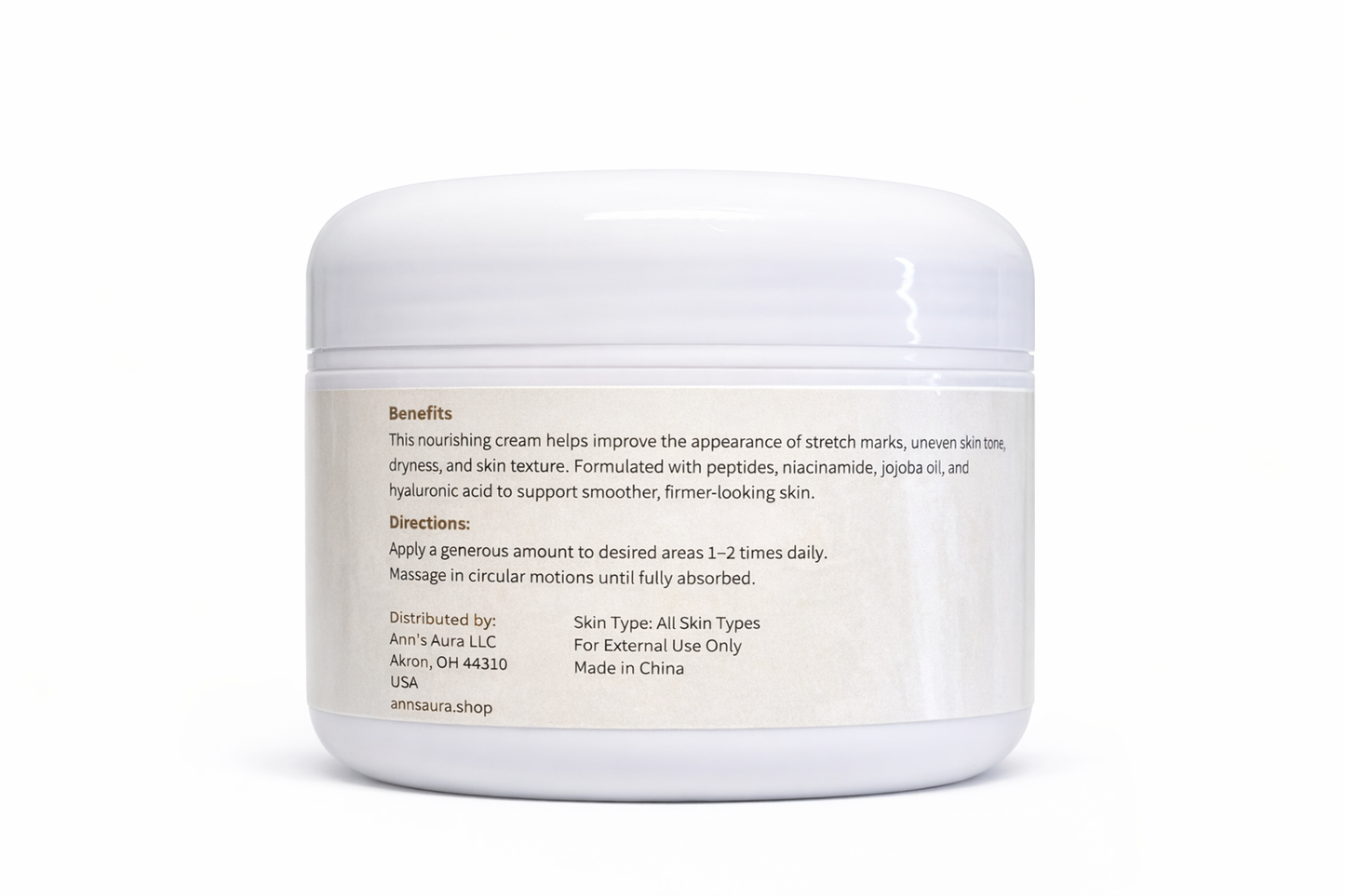 Ann’s Aura Stretch Mark Repair & Firming Cream