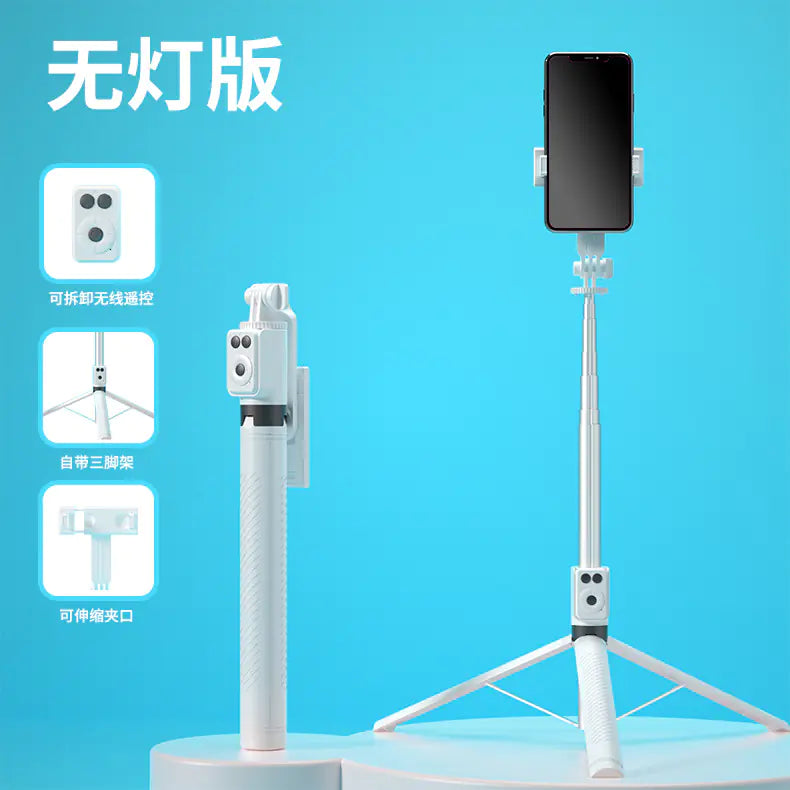 BT12 Bluetooth Selfie Stick Tripod with Light