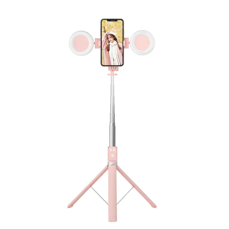 BT12 Bluetooth Selfie Stick Tripod with Light