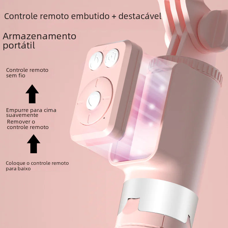 BT12 Bluetooth Selfie Stick Tripod with Light